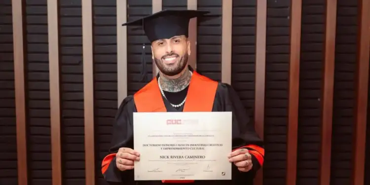 Nicky Jam fue reconocido con Doctorado Honoris Causa en Colombia