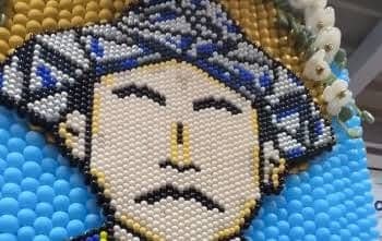 ANZOÁTEGUI | Instalaron mural de globos de José Gregorio Hernández en el aeropuerto de Barcelona