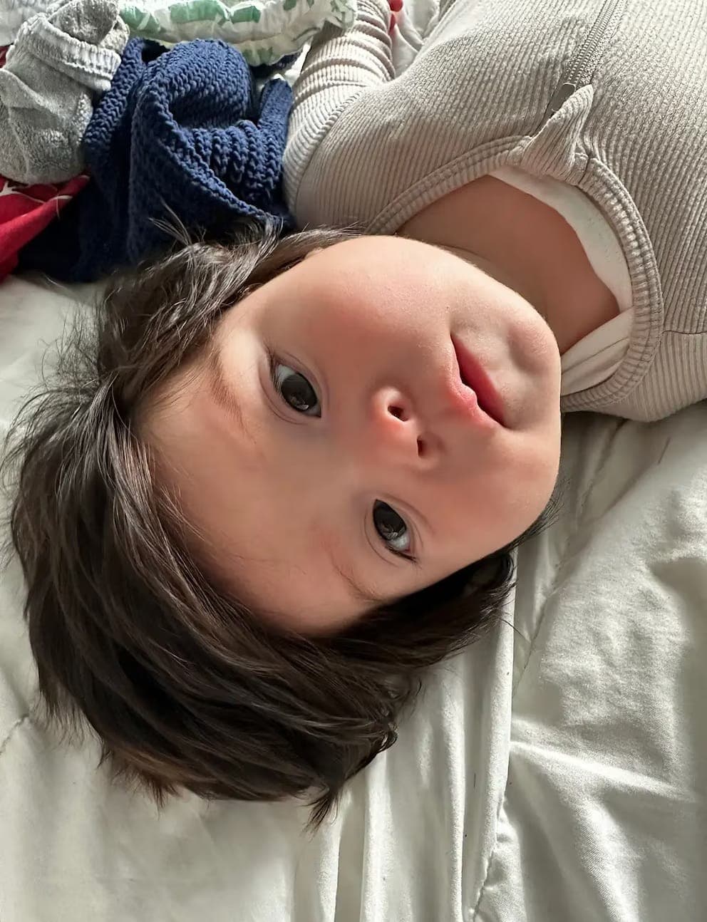 Conquistó las redes: bebé de cinco meses se hizo viral por su particular peinado