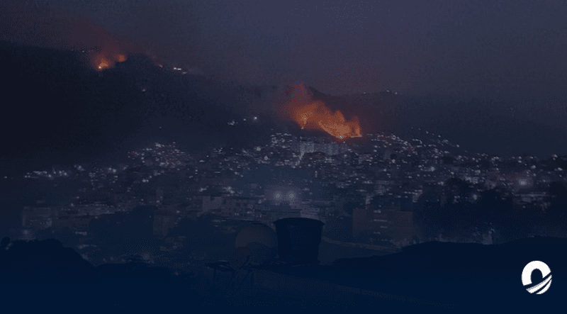 Incendios forestales fueron registrados en El Ávila