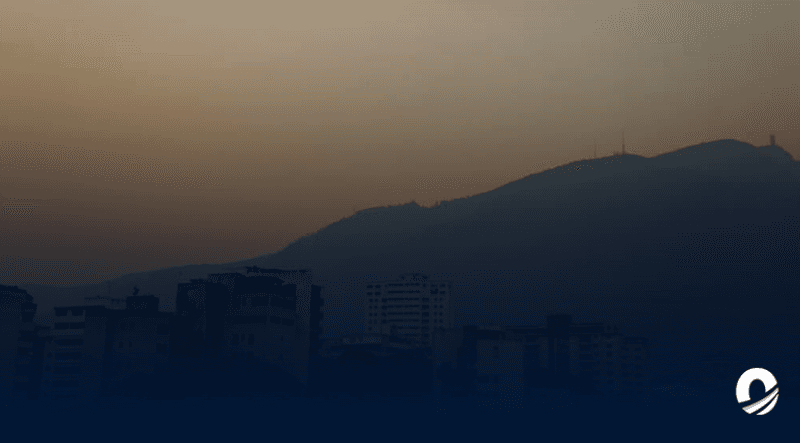 Capa de humo cubrió varias zonas de Caracas